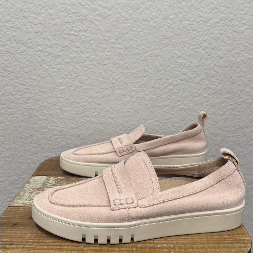 Vionic Uptown Pink Suede Loafers Size 7.5 - Picture 5 of 9